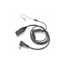 Earphone Connection Short Tube Lapel Microphone,Black EP1203