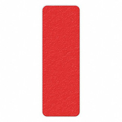 Incom Floor Tape,Red,2 inx6 in,Rectangle,PK25 LM100R