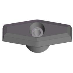 Innovative Components Hand Knob,Through Hole,1/4"-20 GN4C----T5---21