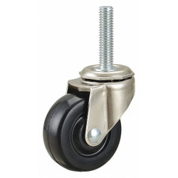 Manufacturer Varies Stem Caster,2"dia,Rubber,75lb 1G002