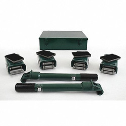 Hilman Rollers Equipment Roller Kit,6000 lb.,Swivel KRS-3-4S
