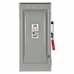 Siemens Safety Switch,600VAC,2PST,100 Amps AC HNF263R