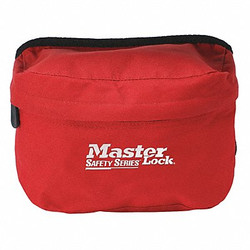Master Lock Lockout Pouch,Unfilled,Bag,Red S1010