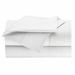 Martex Sheet,White,XL Twin,39" W,80" L,PK6  1A30183