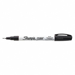 Sharpie Paint Marker,Extra Fine Point,Black,PK12  35526