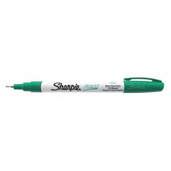 Sharpie Paint Marker,Extra Fine Point,Green,PK12 35529