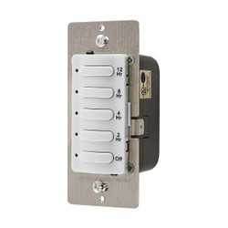 Hubbell Wiring Device-Kellems Countdown Timer, White, 120/277V AC DT5012W