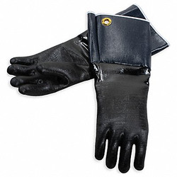 San Jamar Rotisserie Glove,Neoprene,Black,PR  T1217
