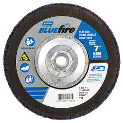 Norton Abrasives Fiber Disc,7 in Dia,5/8in Arbor,P36 Grit 66254461188