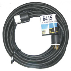 Southwire Extension Cord,50ft,10Ga,30A,SOW,Blk 6415