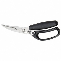 Tablecraft Poultry Shears,9 1/2 in L,Black Handle E6607