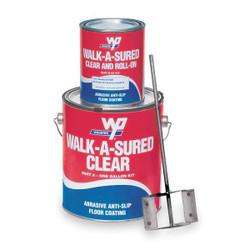Wooster Products Anti-Slip Floor Coating,Gray,1 gal,Kit WAS-GRY