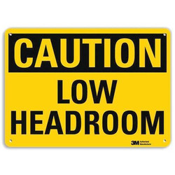 Lyle Safety Sign,10 inx14 in,Aluminum  U4-1514-RA_14X10