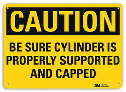 Lyle Caution Sign,10 inx14 in,Aluminum  U4-1076-RA_14X10