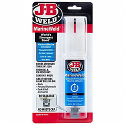 J-B Weld Epoxy Adhesive,Syringe,1:1 Mix Ratio  50172