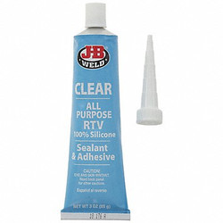 J-B Weld Silicone Adhesive Sealant,Clear 31310