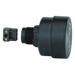 Werma Buzzer,115VAC/DC,Black,2-3/64" W,IP65 10900077