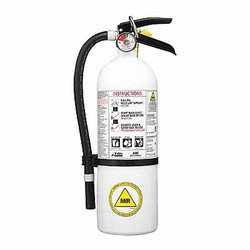 Kidde Fire Extinguisher,Aluminum,White,ABC XL-5MR