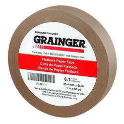 Sim Supply Masking Tape,1" W,60 yd L,Brown  20PJ14