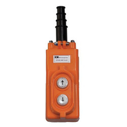 Kh Industries PendantCntrlStation,DeadEnd,2Buttn,Org CPA02-A4C-000A