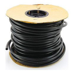 Chevron Plexco Tubing,1/2",Black,250 ft. 1063708