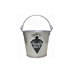 Sim Supply Bucket,1/2 gal,Silver  32XE84