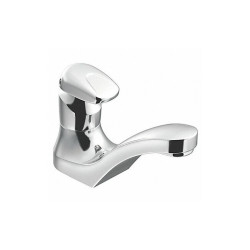 Moen Commercial Low Arc,Chrome,Moen,M-Press,Brass,0.5gpm 8884