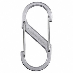 Nite Ize Double Gated Carabiner,2-5/8 In.,Silver SB3-03-11