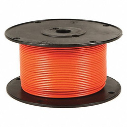 Grote Primary Wire,14 AWG,1 Cond,500 ft,Orange 87-7512