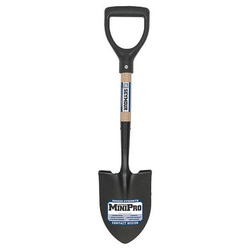 Seymour Midwest Round Point Shovel,19",Handle,16 ga. 49351GR