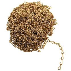 Brady Chain,50 ft L,Brass 23308