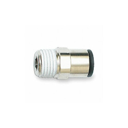 Legris Male Connector,Tube 3/8,Pipe 1/4,PK10 3175 60 13