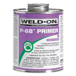 Weld-On Primer,Can,16 oz,Purple 13992