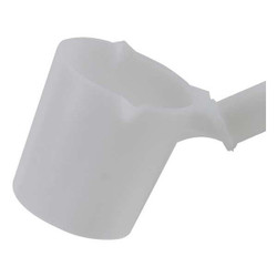 Manufacturer Varies Graduated Dipper,500 mL,5 3/4 in,White 3KWF6