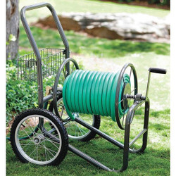 Liberty Garden Garden Hose Reel,Cart,10 in,Steel 2PAZ3