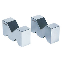 Insize V-Block Set,V Block Shape,Hardened Steel 6887-1