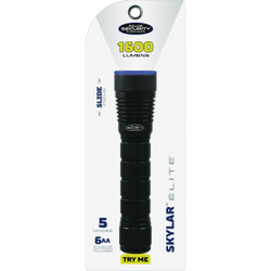 Police Security Skylar 6AA 1600 Lm. Focusing Industrial LED Flashlight 98700