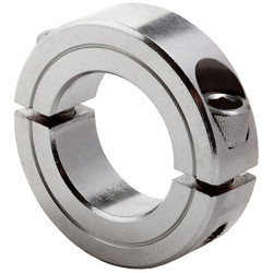 Climax Metal Products Shaft Collar,Clamp,2Pc,7/8 In,SS 2C-087-S