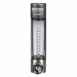 Brooks Flowmeter,Air,.1 to 1 LPM,Glass 1250AD6042ALSVV