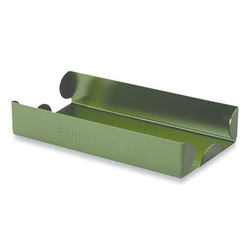 CONTROLTEK® Metal Coin Tray, Dimes, Stackable, 3.5 X 10 X 1.75, Green 560067