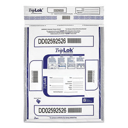 TripLOK™ Deposit Bag, Plastic, 12 X 16, White, 100/pack 585043