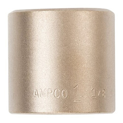 Ampco Safety Tools Socket, Almn Brz, Natural, 1 1/2 in SS-1/2D1-1/2