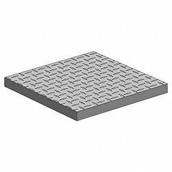 Sim Supply Plate Stock,Aluminum,24 in Overall L  03P.25X12-24
