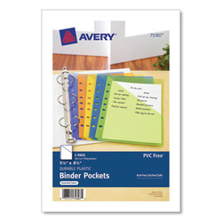 Avery® PROTECTOR,PKT,8.5X5.5,AST 75307