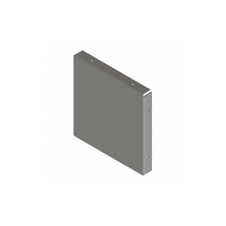 Hoffman Closure Plate,Wireway,Steel,6in.Hx6in.L  F66GCPNK