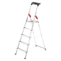 Hailo Platform Stepladder,5-1/12 ft.,330 lb. 8160-507