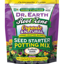 Dr. Earth Root Zone 8 Qt. 1/3 Lb. Organic Seed Starter Potting Soil 823