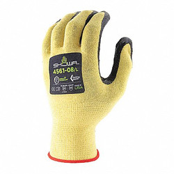 Showa Glove,A4,Black/Yellow,XL Size 4561XL-09