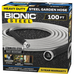 Bionic Steel Pro 5/8 In. Dia. x 100 Ft. L. Stainless Steel Garden Hose 2430