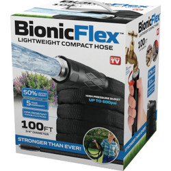 Bionic Flex Max 5/8 In. Dia. X 100 Ft. L. Garden Hose with Brass Fittings 2736